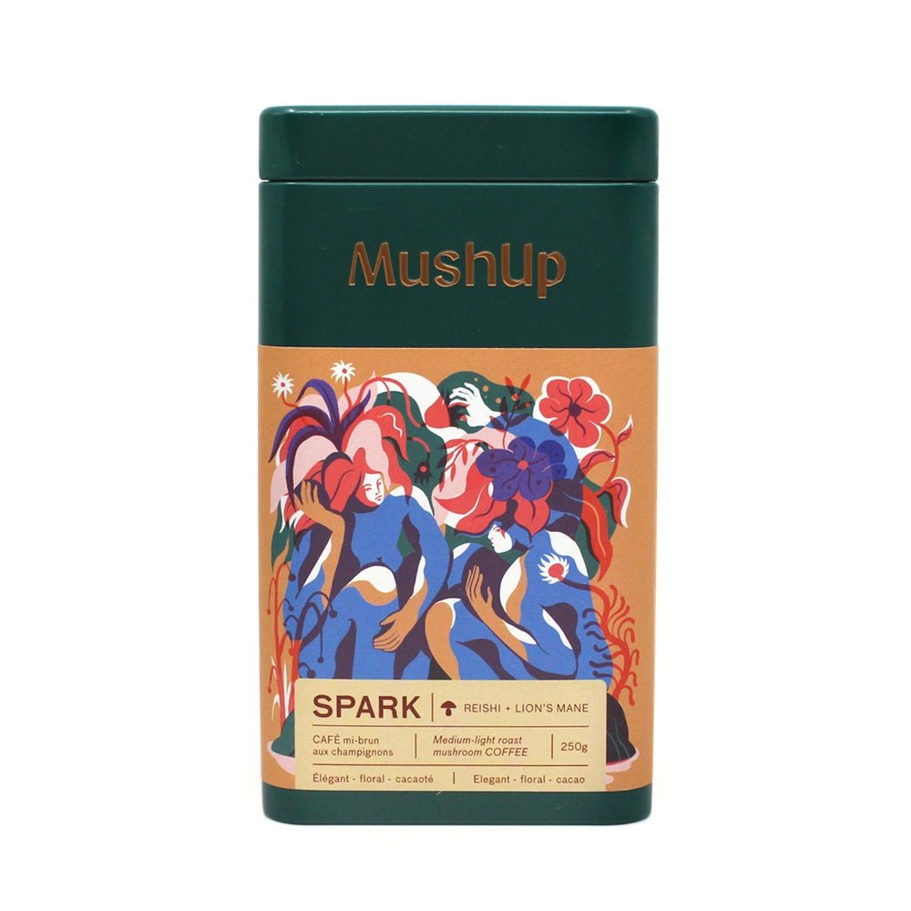Whole Bean Mushroom Coffee - Spark [Reishi + Lion'S Mane] - Coffeetrial.comMushUpCoffeetrial.comWhole Bean Mushroom Coffee - Spark [Reishi + Lion'S Mane]